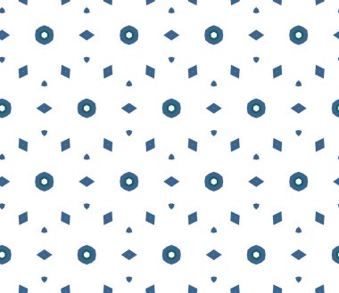 geometrik şekil tasarımlı kusursuz desen