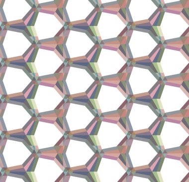 geometrik elementlerle kusursuz arkaplan, vektör illüstrasyonu 