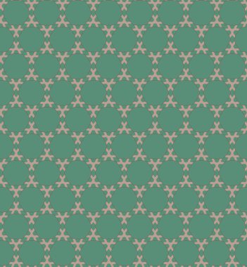 Geometrik süslemeli vektör deseni. Kusursuz tasarım