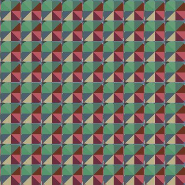 farklı geometrik şekillere sahip soyut, pürüzsüz desensiz vektör çizimi