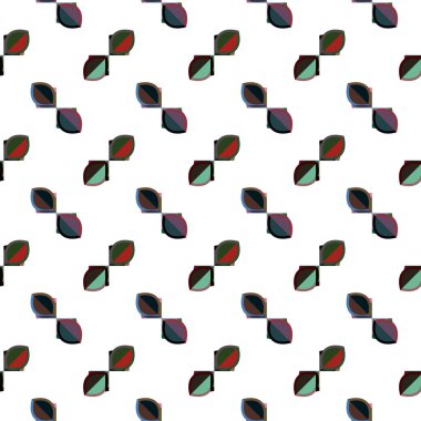 geometrik şekil tasarımlı kusursuz desen