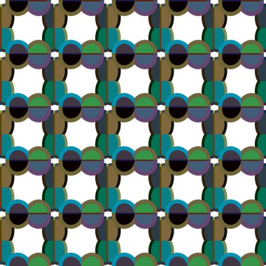 Soyut geometrik dikişsiz desen. Duvar kağıtları, arkaplan, yüzey dokuları için vektör çizimi 