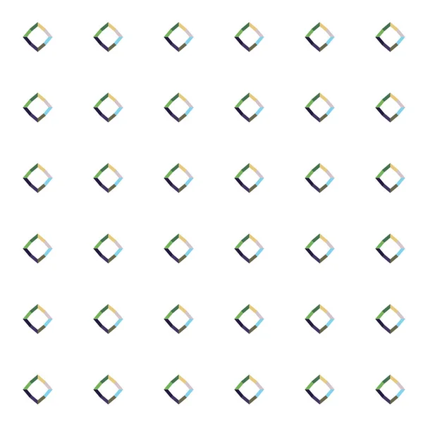 Padrão Sem Costura Com Design Forma Geométrica — Vetor de Stock