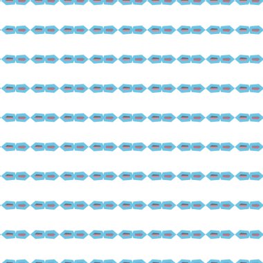 Geometrik süslemeli vektör deseni. Kusursuz tasarım dokusu.