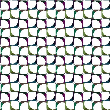 geometrik şekil tasarımlı kusursuz desen