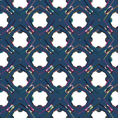 geometrik şekil tasarımlı kusursuz desen