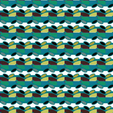 geometrik şekil tasarımlı kusursuz desen