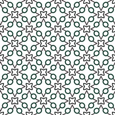 Soyut geometrik şekilli kusursuz desen