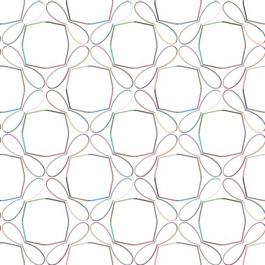 Soyut geometrik şekilli kusursuz desen