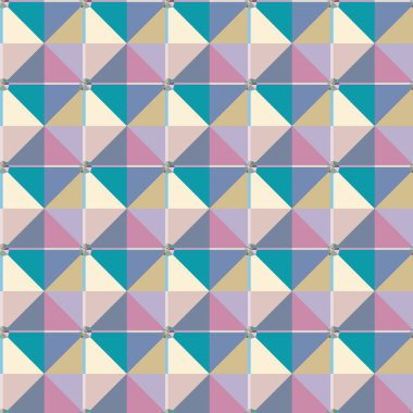 Modern geometrik vektör tasarımı, kusursuz desen çizimi
