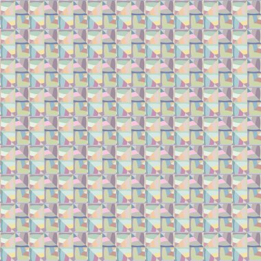 Modern geometrik vektör tasarımı, kusursuz desen çizimi