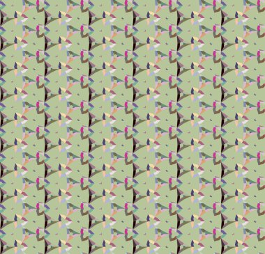 Soyut geometrik şablonun vektör çizimi