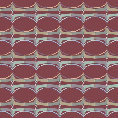 Modern geometrik vektör tasarımı, kusursuz desen çizimi