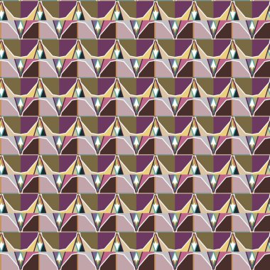 Soyut geometrik şablonun vektör çizimi