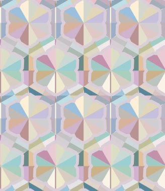 Soyut geometrik şablonun vektör çizimi