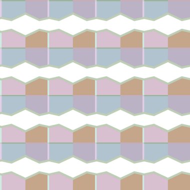 Modern geometrik vektör tasarımı, kusursuz desen çizimi