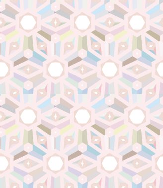 Soyut geometrik şablonun vektör çizimi