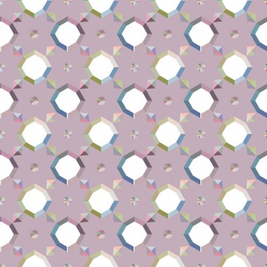 Modern geometrik vektör tasarımı, kusursuz desen çizimi