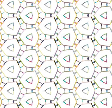 Soyut geometrik şablonun vektör çizimi