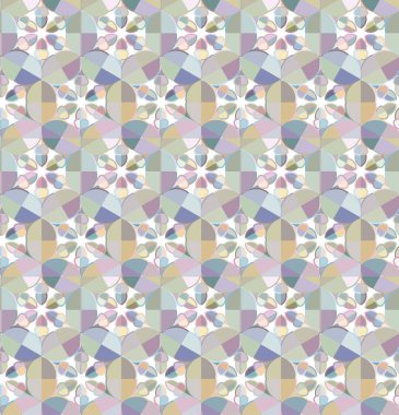 Soyut geometrik şablonun vektör çizimi