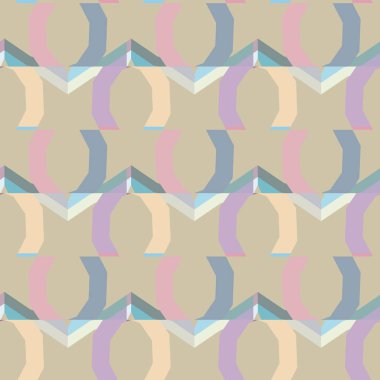 Soyut geometrik şablonun vektör çizimi