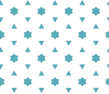 Geometrik şekilli kusursuz desen vektör çizimi