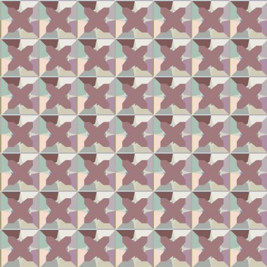 Modern geometrik vektör tasarımı, kusursuz desen çizimi