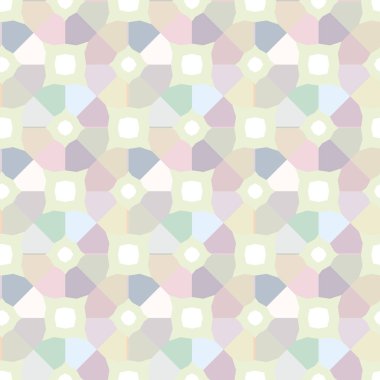 Modern geometrik vektör tasarımı, kusursuz desen çizimi