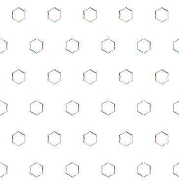 Geometrik şekilli kusursuz desen vektör çizimi
