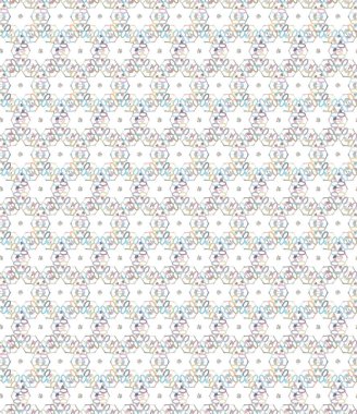 Modern geometrik vektör tasarımı, kusursuz desen çizimi