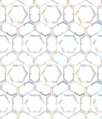 Modern geometrik vektör tasarımı, kusursuz desen çizimi