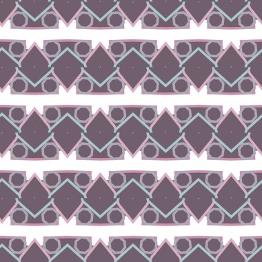 Geometrik şekilli kusursuz desen vektör çizimi