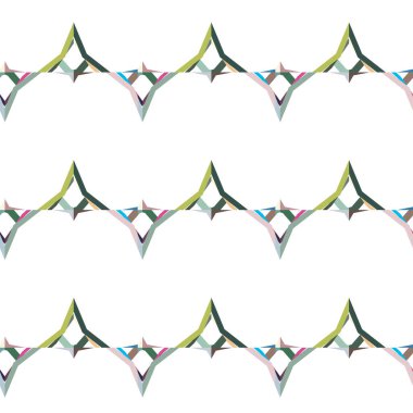 Soyut geometrik şablonun vektör çizimi
