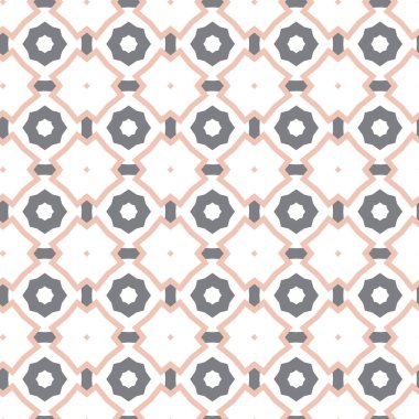 Modern geometrik vektör tasarımı, kusursuz desen çizimi