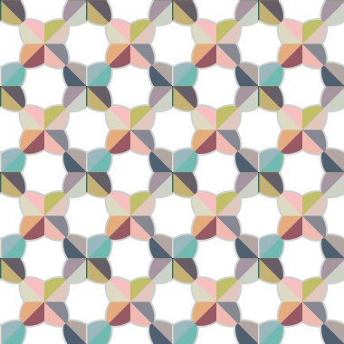 Soyut geometrik şablonun vektör çizimi