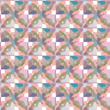 Soyut geometrik şablonun vektör çizimi