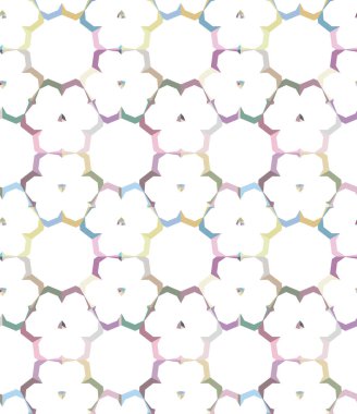 Soyut geometrik şablonun vektör çizimi