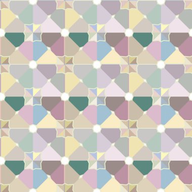 Soyut geometrik şablonun vektör çizimi