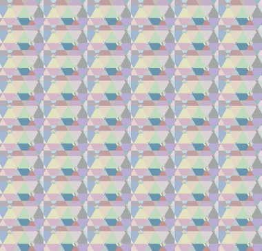 Modern geometrik vektör tasarımı, kusursuz desen çizimi