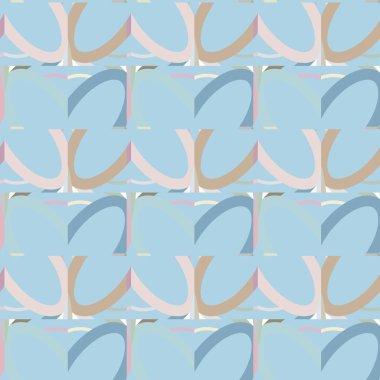 Modern geometrik vektör tasarımı, kusursuz desen çizimi