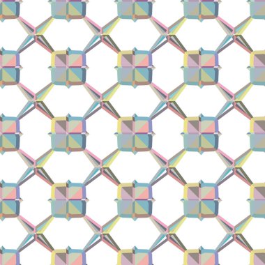 Soyut geometrik şablonun vektör çizimi