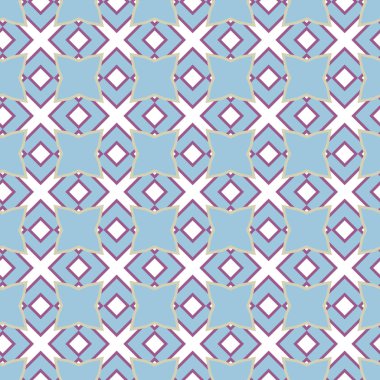 Modern geometrik vektör tasarımı, kusursuz desen çizimi