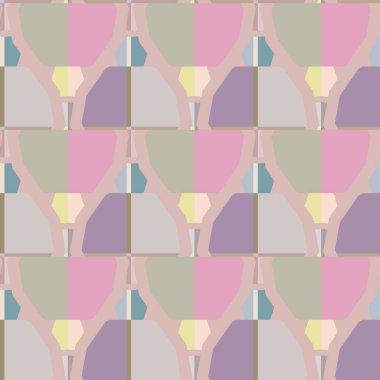 Soyut geometrik şablonun vektör çizimi