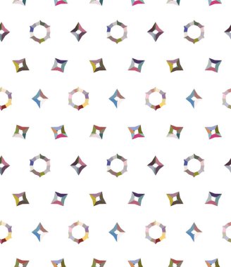 Soyut geometrik şablonun vektör çizimi