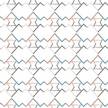 Soyut geometrik şablonun vektör çizimi