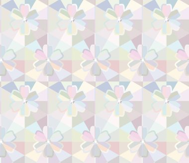 soyut kaleydoskop kumaş dikişsiz arkaplan, vektör illüstrasyonu 