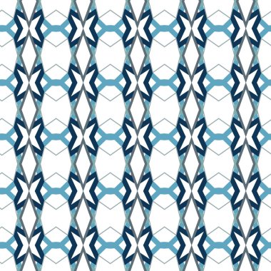 Modern geometrik vektör tasarımı, kusursuz desen çizimi