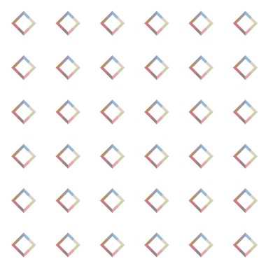 Kalpleri olan kusursuz bir model. Sonsuz geçmiş. vektör illüstrasyonu