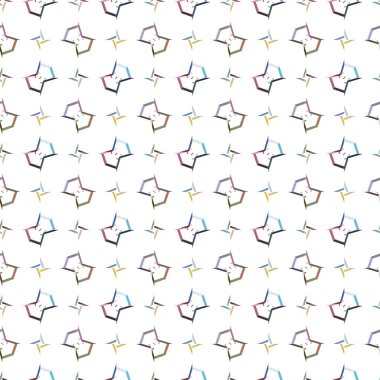 Soyut geometrik şablonun vektör çizimi