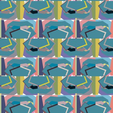 Soyut şekillerin arkaplan modelinin vektör illüstrasyon tasarımı